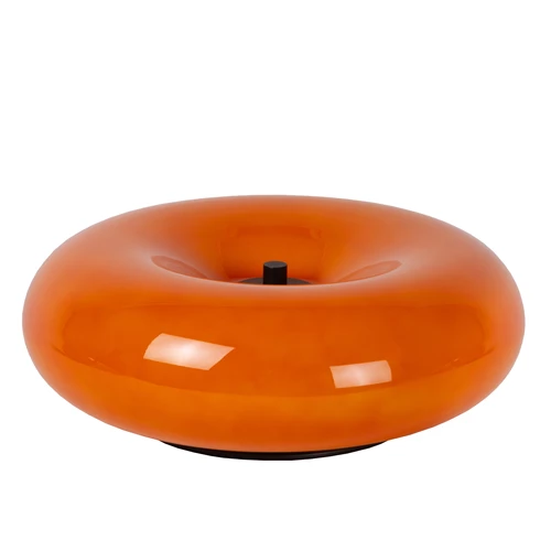 Lucide SENTINO - Lampe de table - Ø 29,5 cm - 3xG9 - Orange - éteint